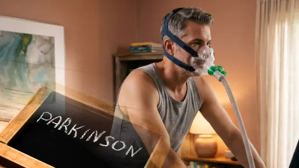 a man with Parkinson's doing EWOT